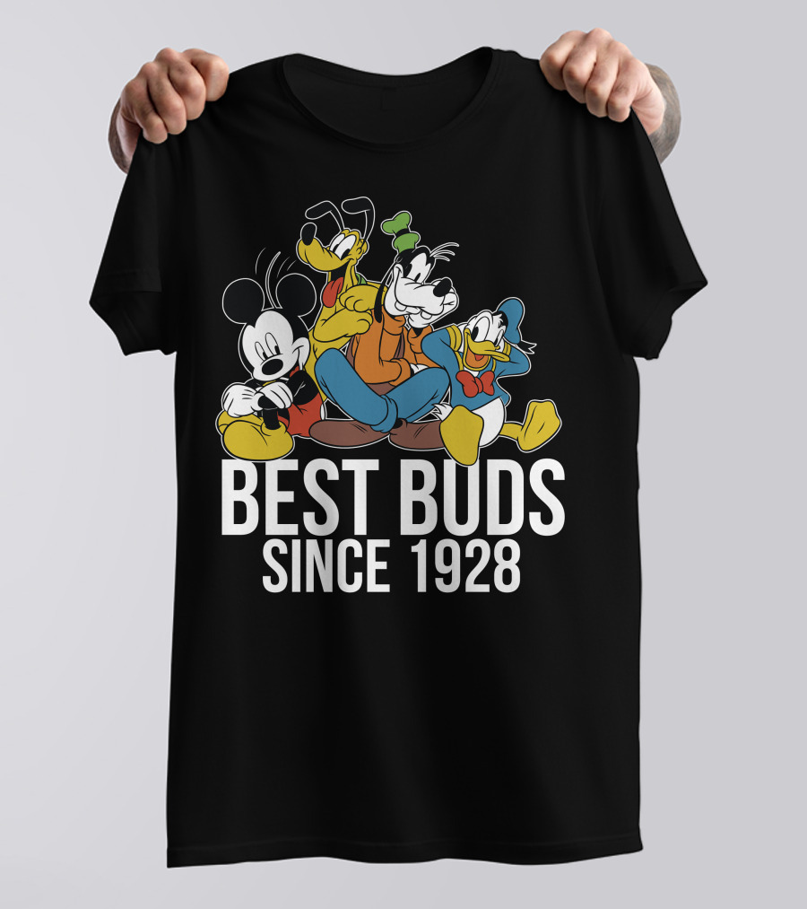 Best Buds Since 1928 Disney Mickeys 90th T-Shirt