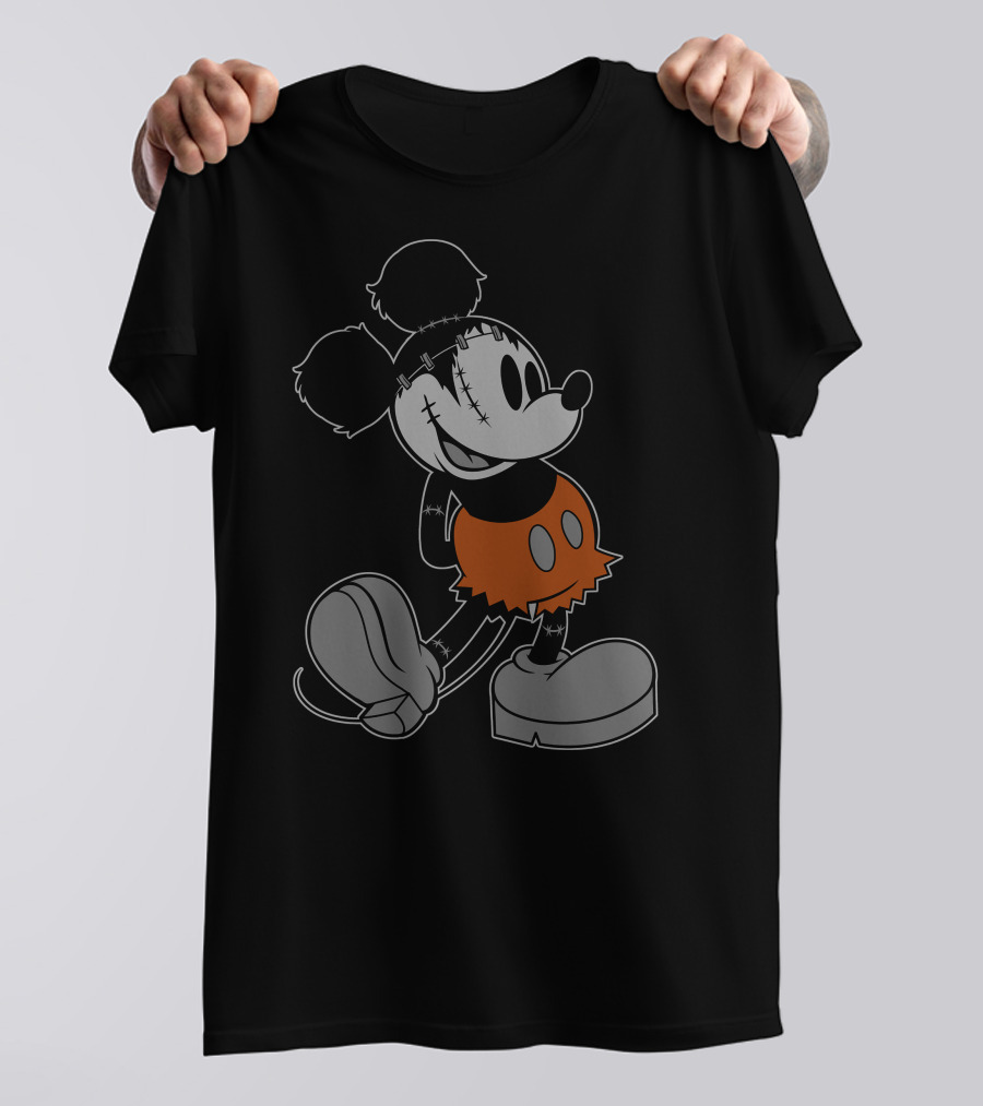 Disney FrankenMickey Halloween Character Mash-Up T-Shirt