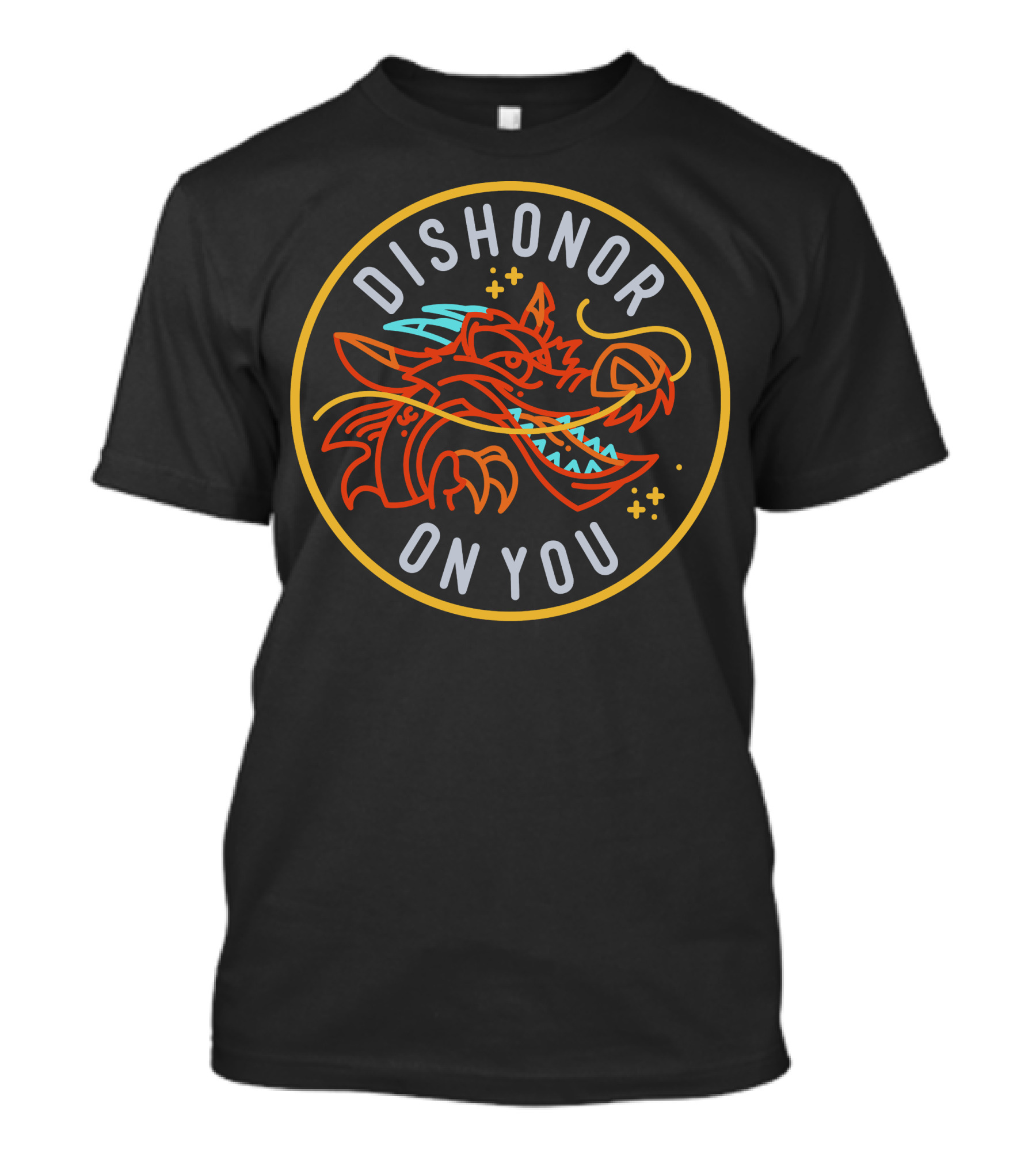 Dishonor On You Disney Mulan Mushu Stamp T-Shirt