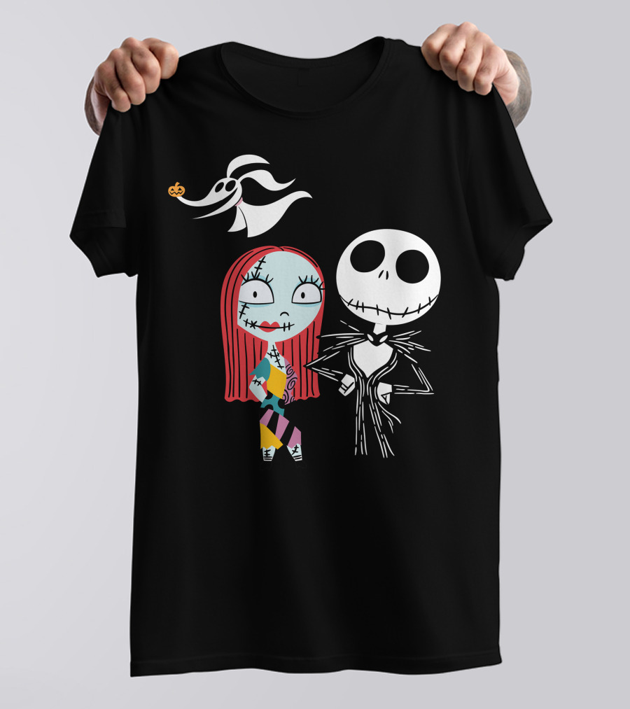 Disney Nightmare Before Xmas Jack Sally Zero T-Shirt