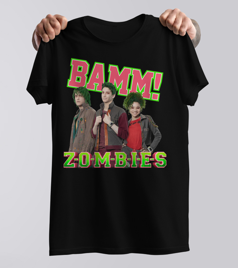 Bamm Zombies Disney Movie Characters T-Shirt