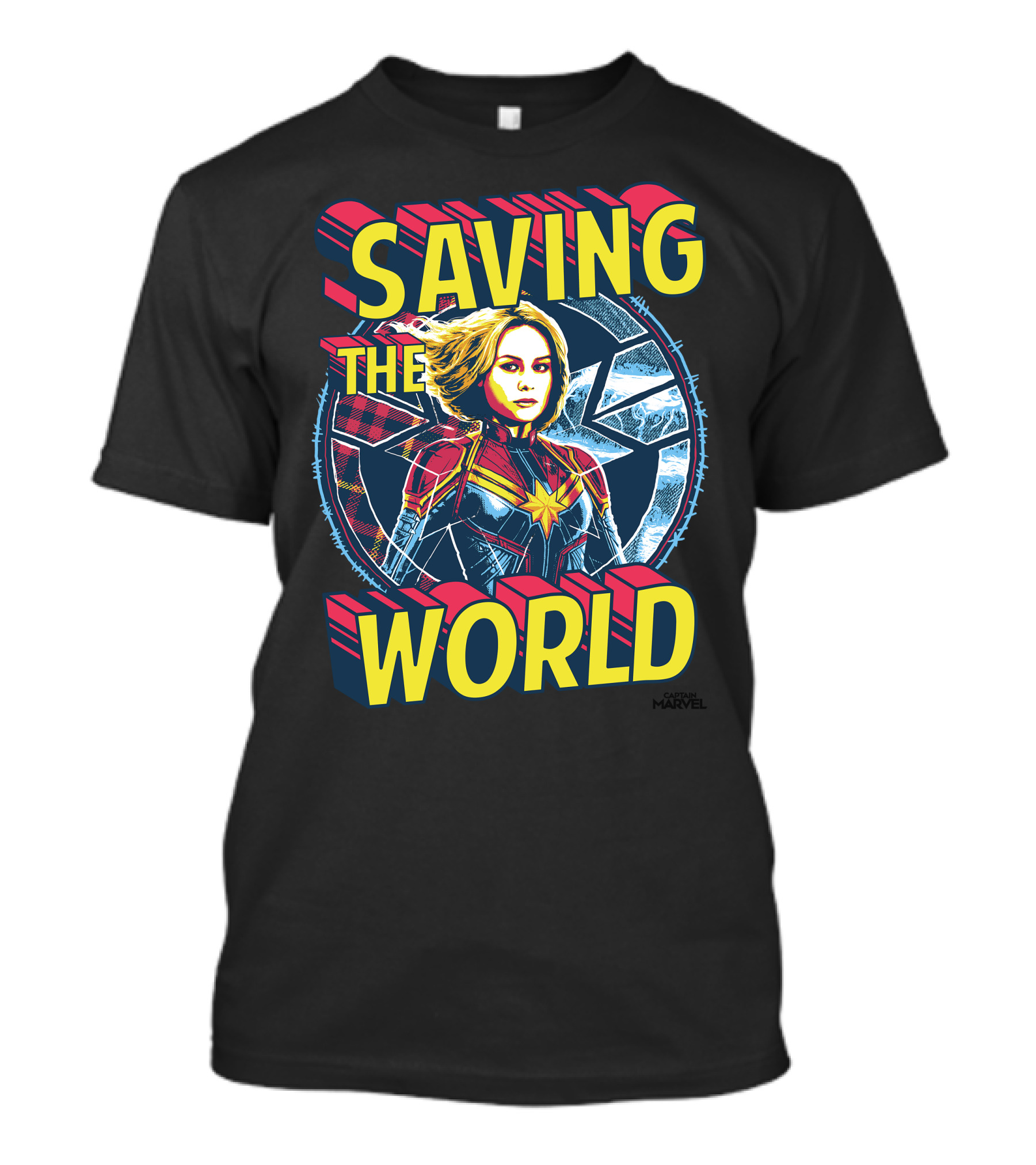 Saving The World Captain Marvel T-Shirt