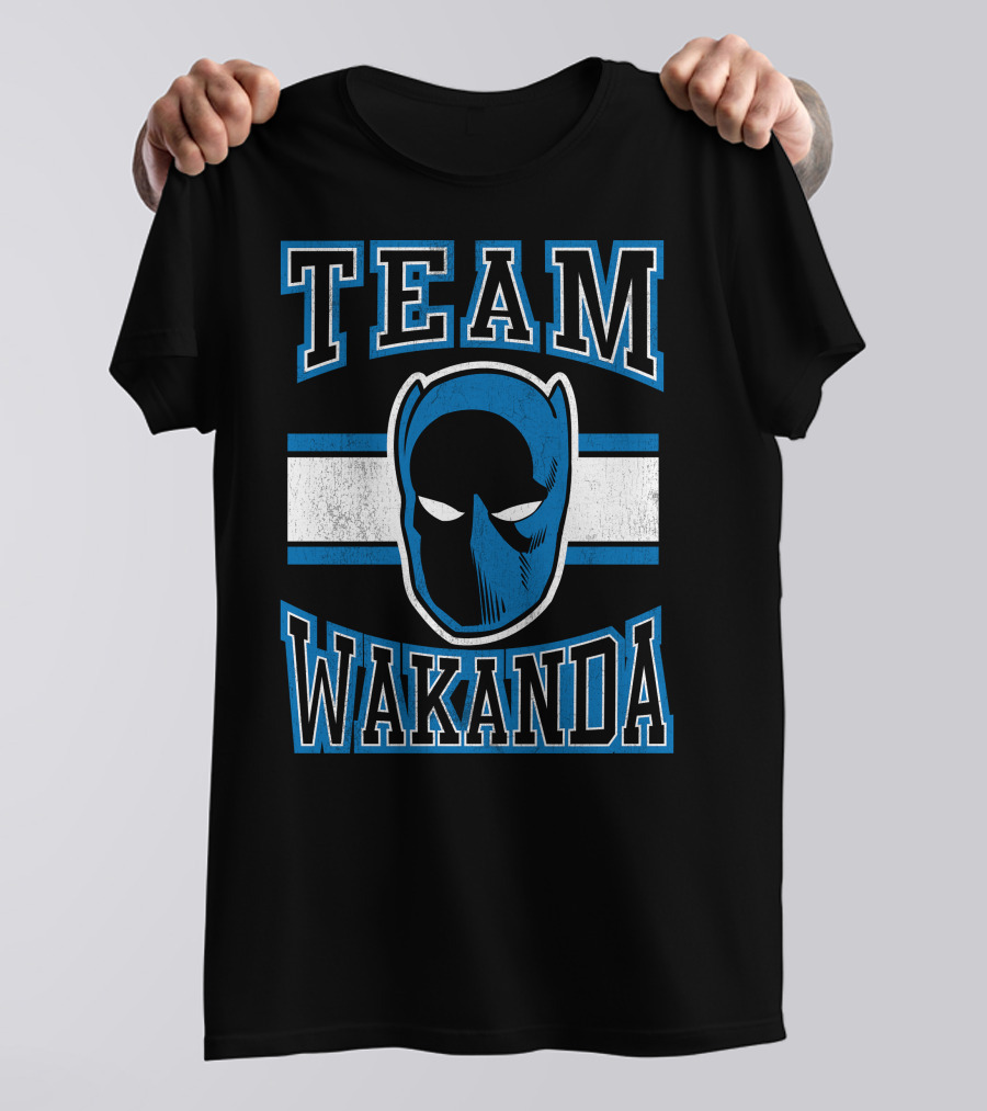 Team Wakanda Marvel Classic Black Panther T-Shirt