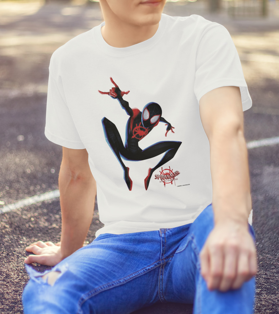 Spider-Man Into The Spiderverse Miles Morales Marvel T-Shirt