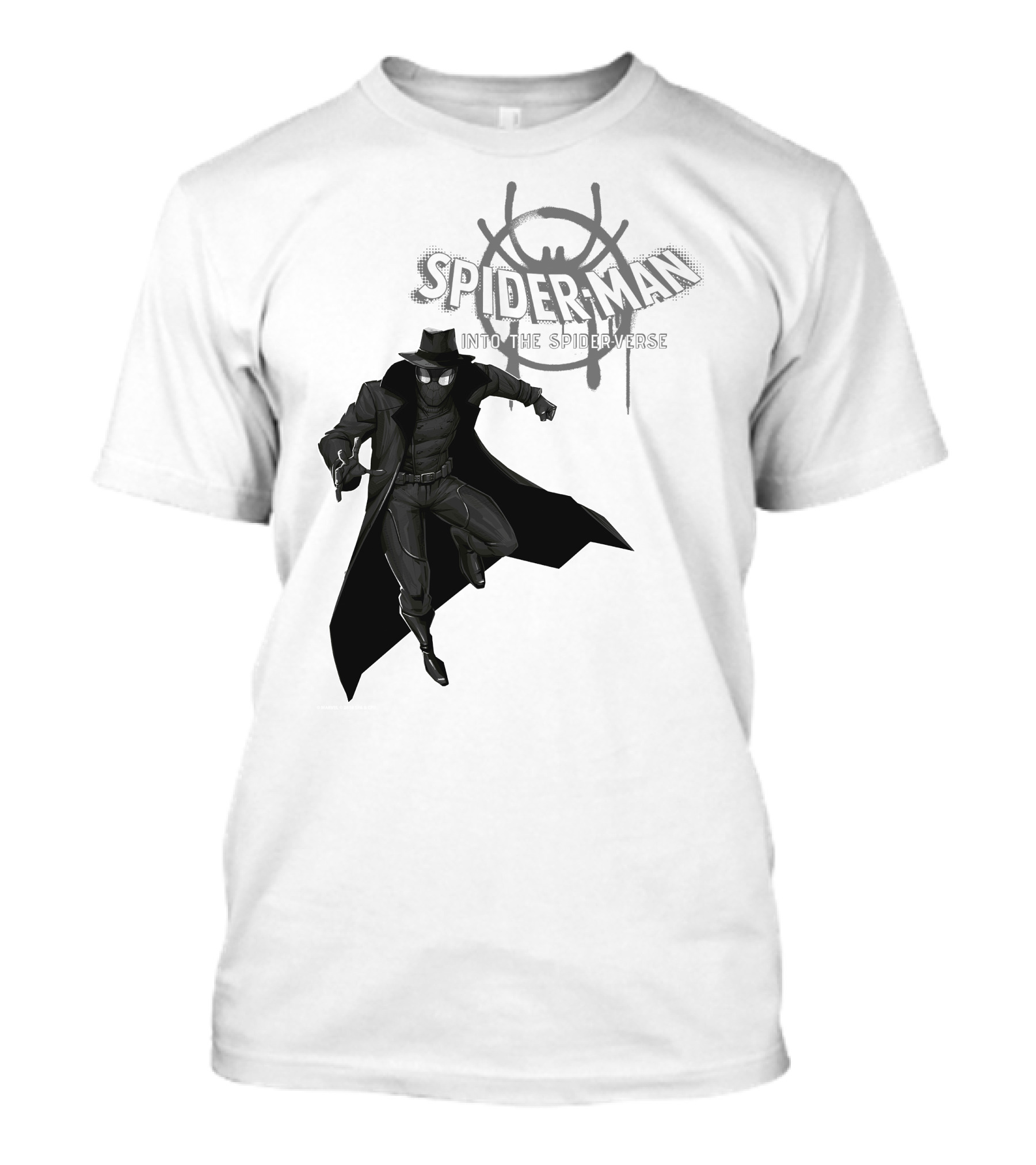 Marvel Spider-Man Into The Spider-Verse Noir T-Shirt