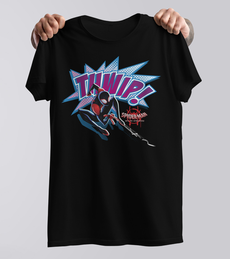 Marvel Spider-Man Into The Spider-Verse Thwip Action T-Shirt