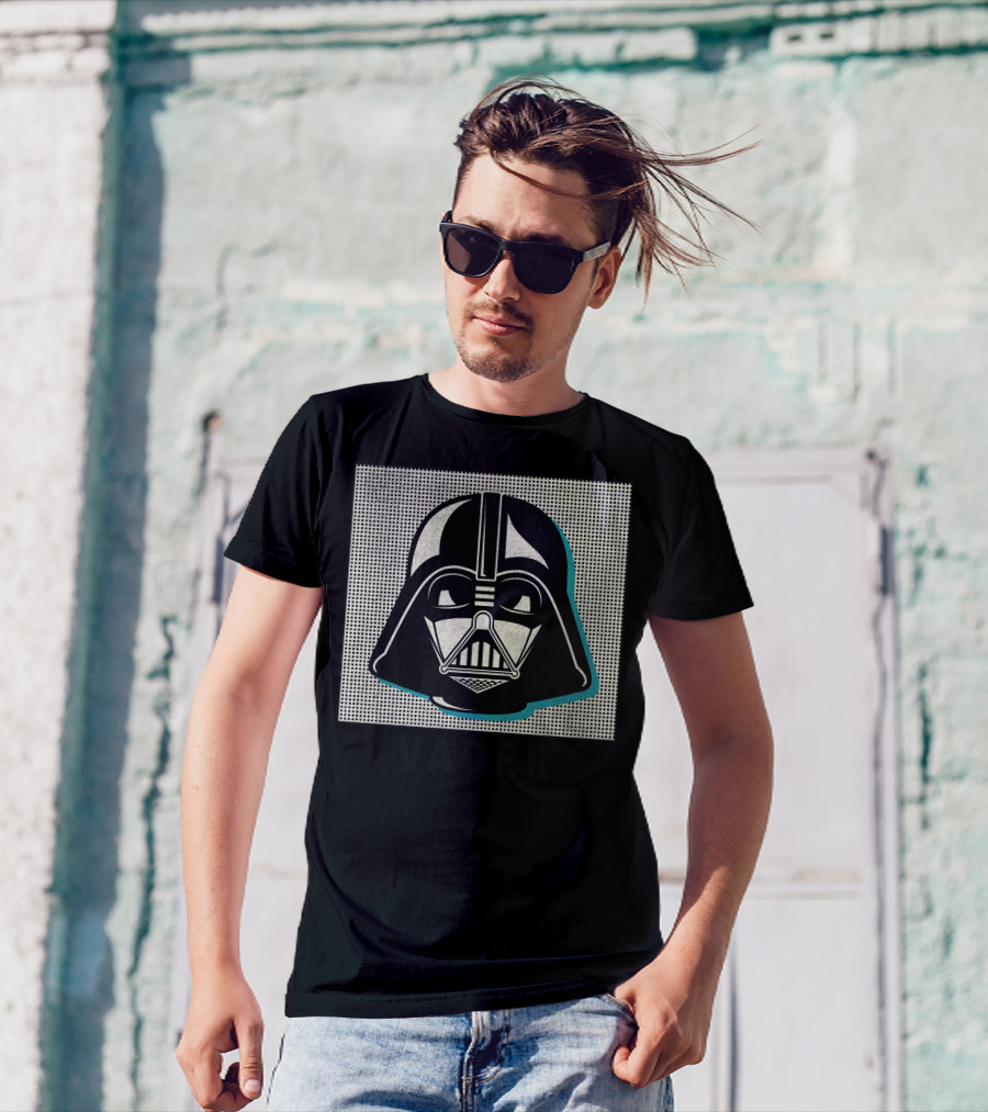 Star Wars Darth Vader Pop Art Shadow Vader T-Shirt