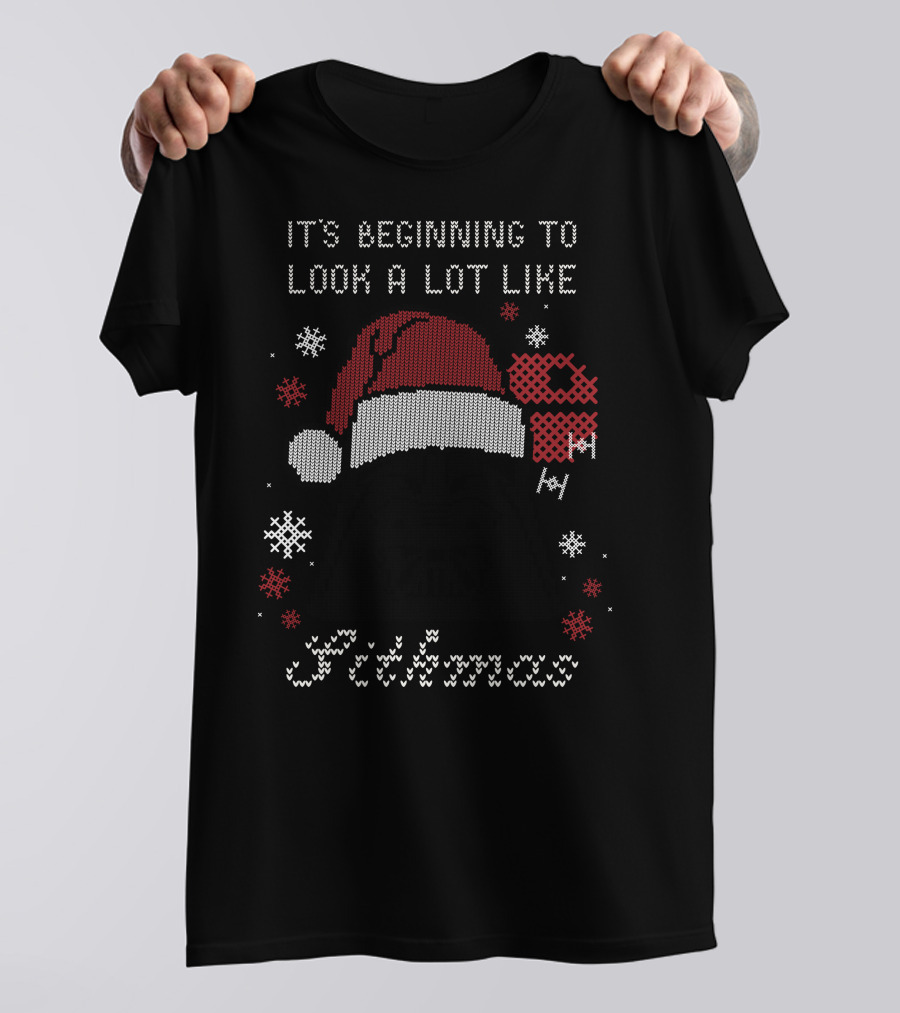 It's Beginning To Look A Lot Like Sithmas Vader Santa Star Wars T-Shirt