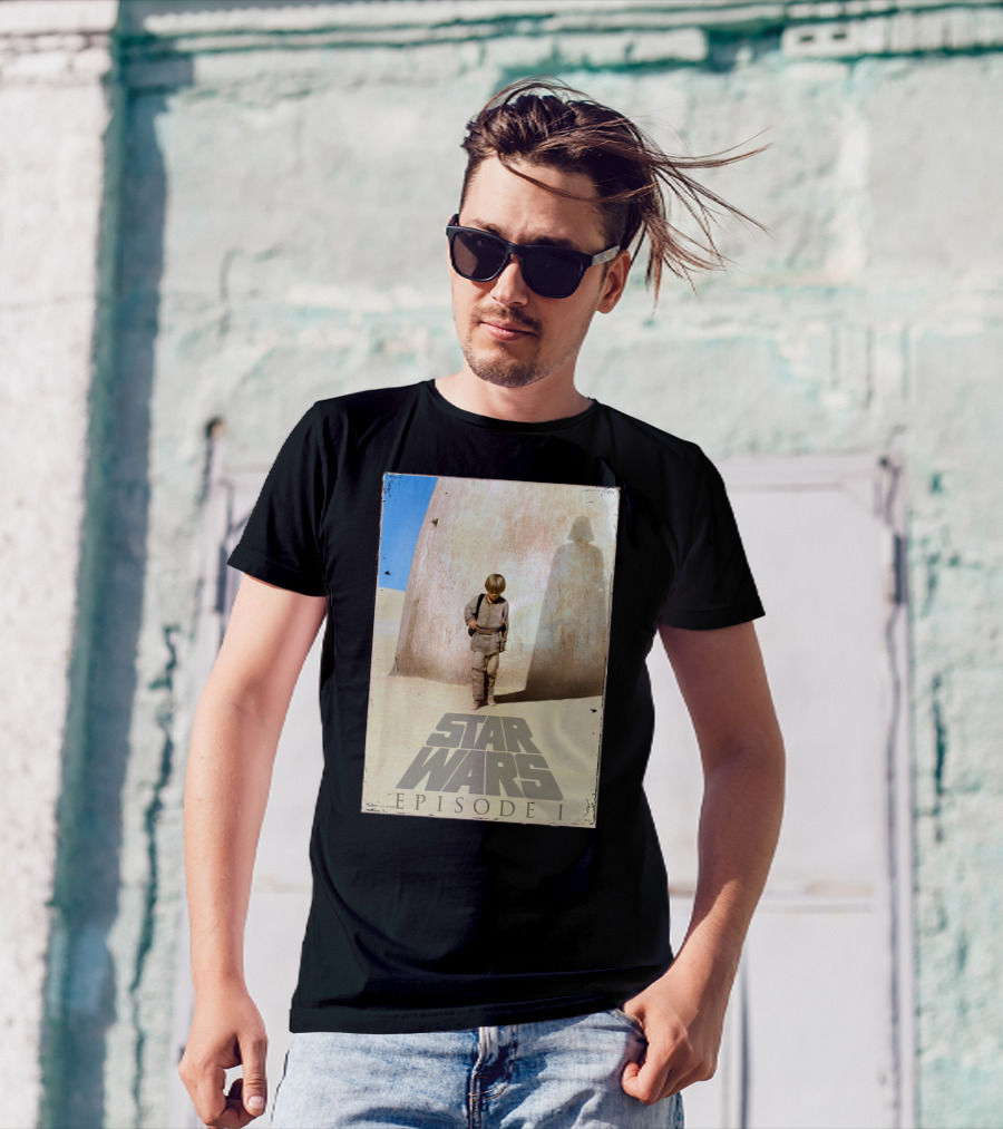 Star Wars Episode I The Phantom Menace Anakin Skywalker Shadow T-Shirt