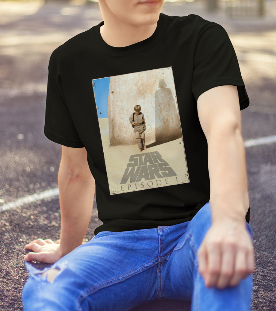 Star Wars Episode I The Phantom Menace Anakin Skywalker Shadow T-Shirt