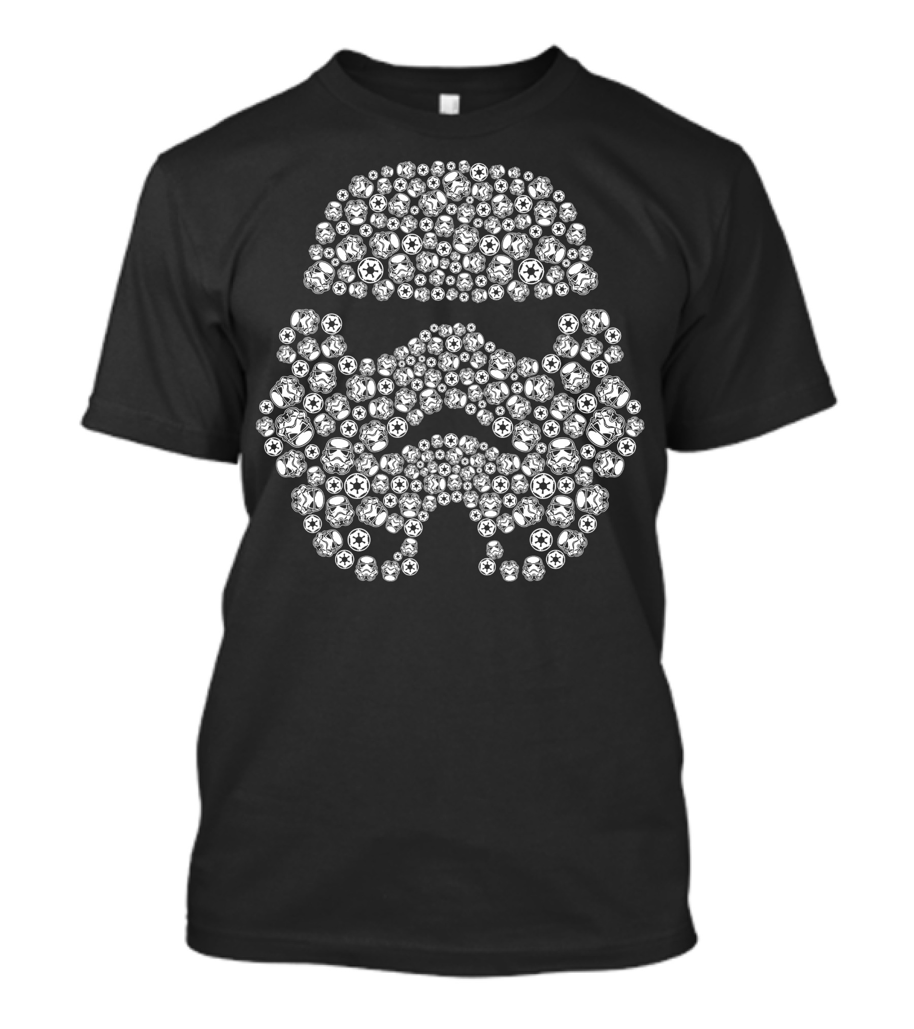 Star Wars Trooper Helmet Mosaic With Imperial Insignia T-Shirt