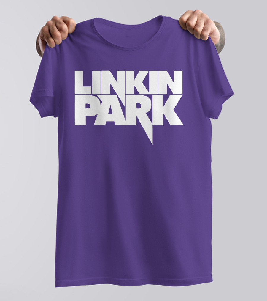 Linkin Park Logo Purple Background T-Shirt