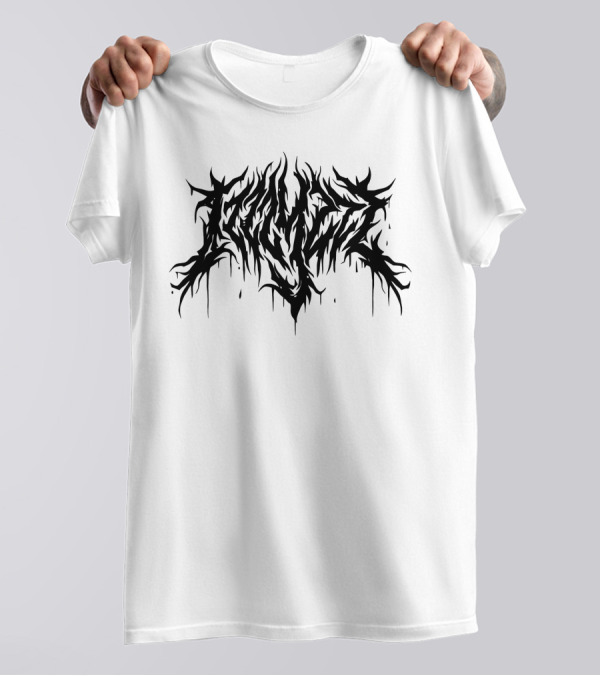 Izzzyzzz Metal Inspired Dripping Logo Merch T-Shirt