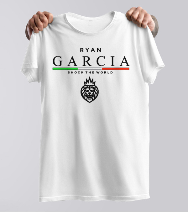 RYAN GARCIA Shock The World Heritage Collection Lion T-Shirt