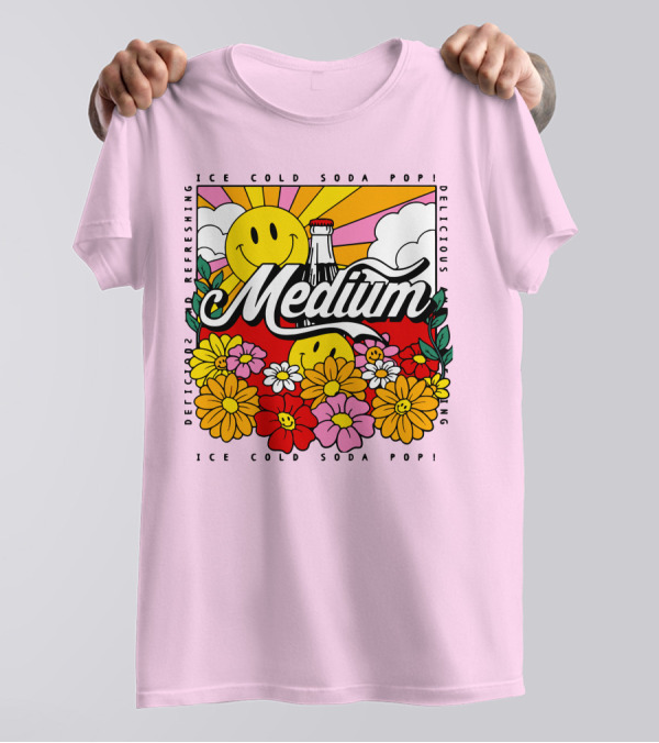 Medium Ice Cold Soda Pop Delicious Refreshing T-Shirt