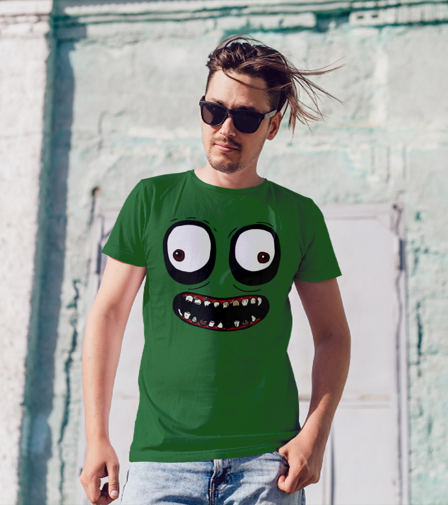 Salad Fingers Creepy Cartoon Eyes And Teeth Merch T-Shirt