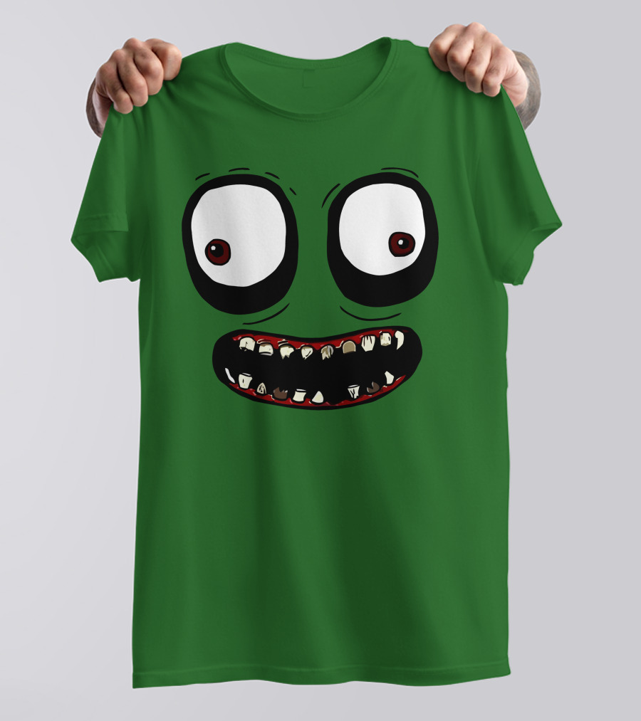 Salad Fingers Creepy Cartoon Eyes And Teeth Merch T-Shirt