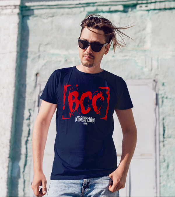 AEW Shop Blackpool Combat Club BCC All Elite Wrestling T-Shirt