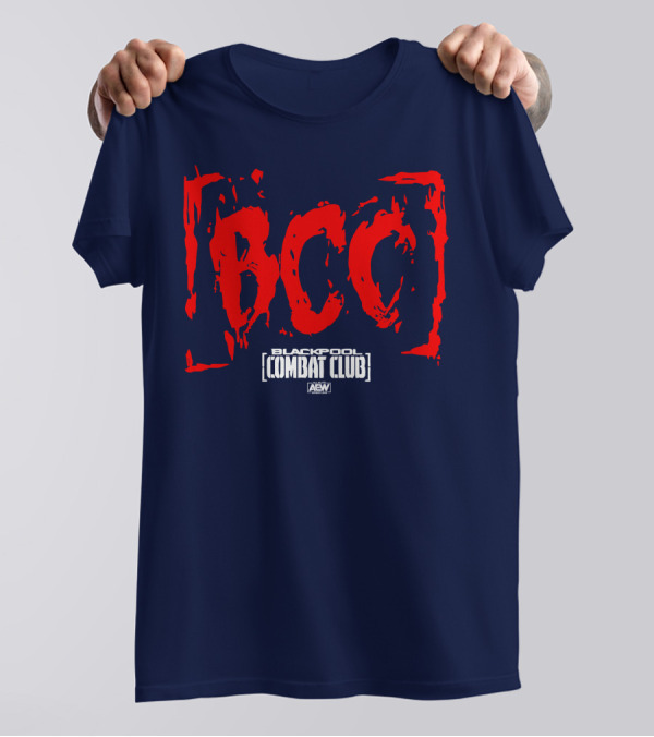 AEW Shop Blackpool Combat Club BCC All Elite Wrestling T-Shirt
