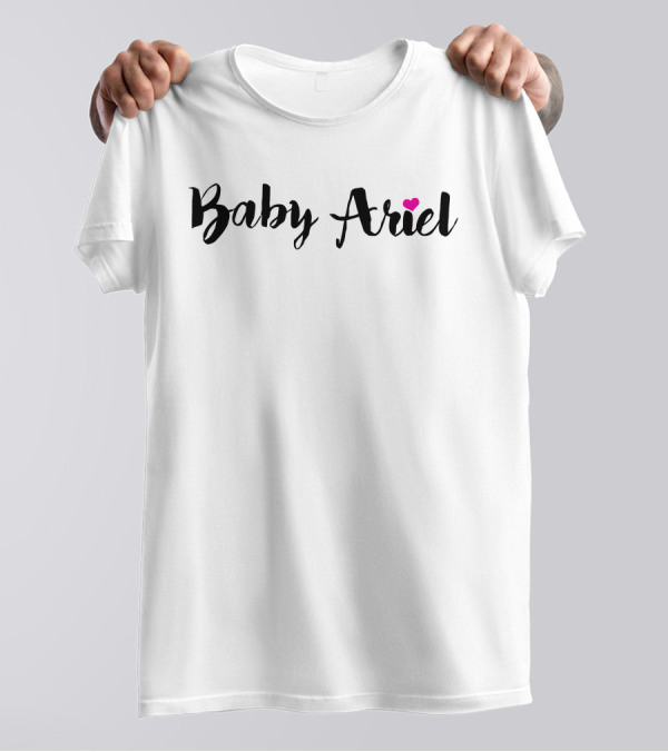 Baby Ariel Pink Heart Logo Merch T-Shirt