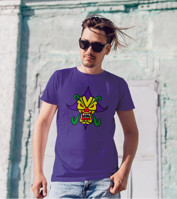 Psychopathic Merch Missing Link Found Joker's Card Mask Face Psychopathic Records Juggalo Merchandise T-Shirt