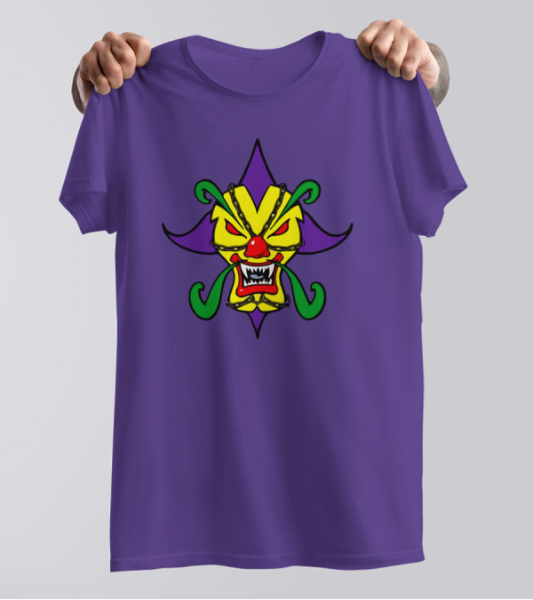 Psychopathic Merch Missing Link Found Joker's Card Mask Face Psychopathic Records Juggalo Merchandise T-Shirt