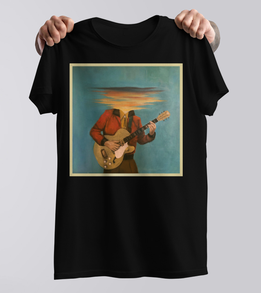 Lord Huron Long Lost Guitarist Surreal Sky Head T-Shirt