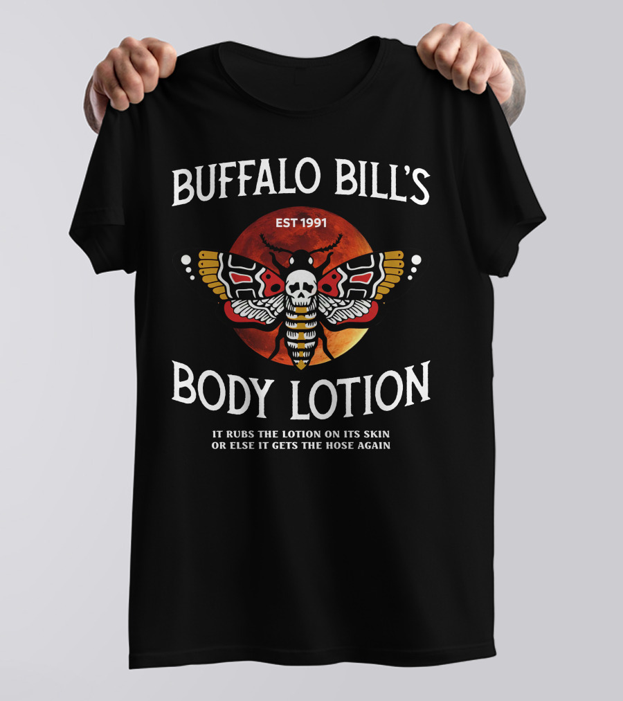 Buffalo Bill's Body Lotion EST 1991 Silence Lambs Halloween T-Shirt