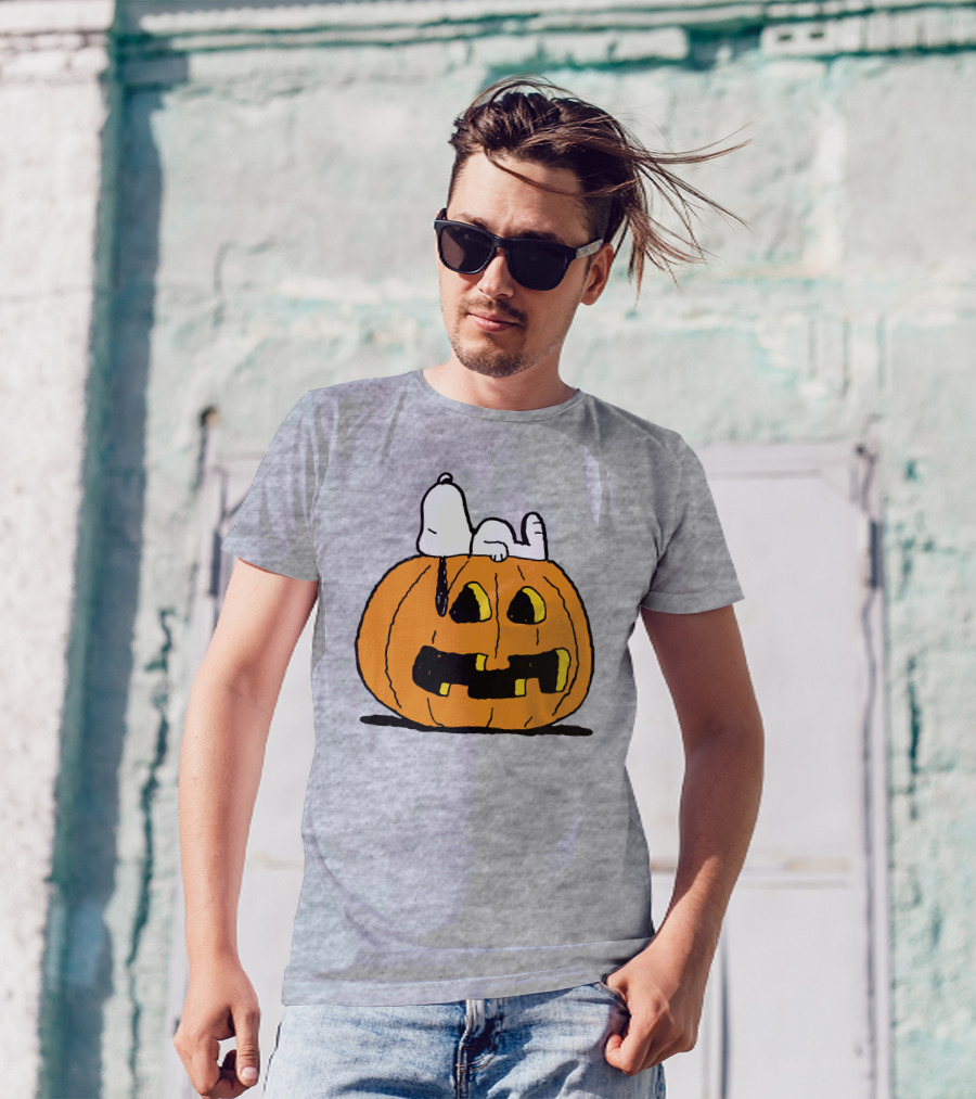 Snoopy Halloween Pumpkin Peanuts T-Shirt