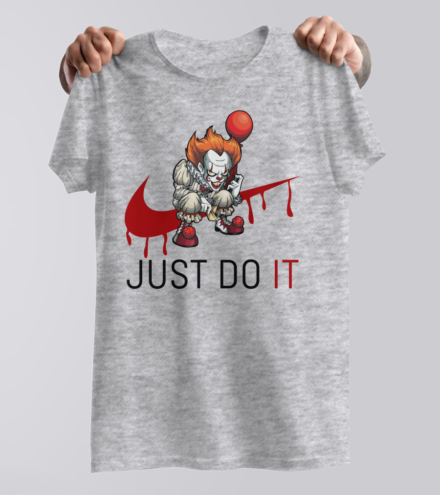 JUST DO IT Halloween Pennywise Balloon T-Shirt