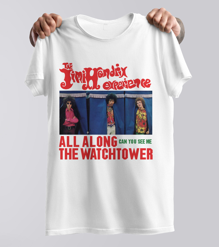 The Jimi Hendrix Experience All Along The Watchtower Can You See Me T-Shirt