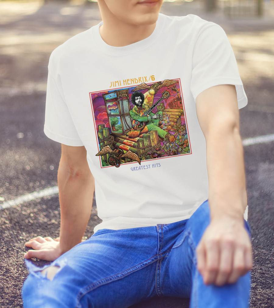Jimi Hendrix Greatest Hits 6 T-Shirt
