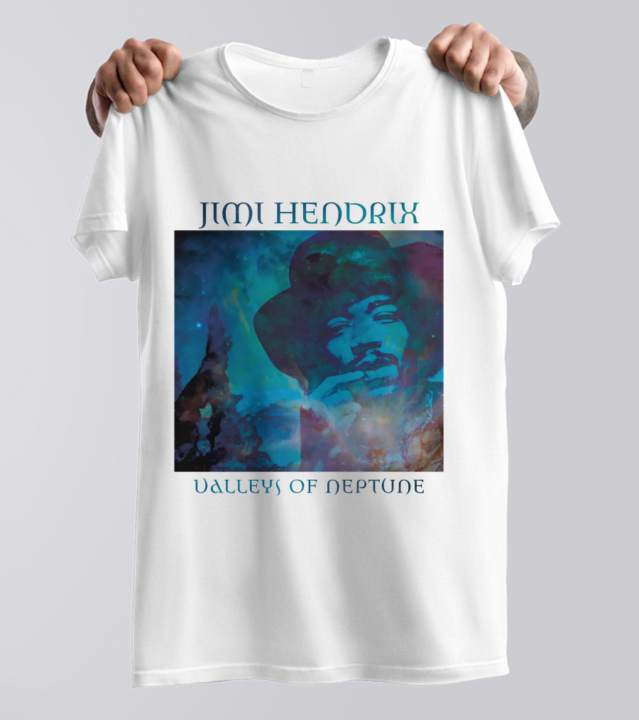 Jimi Hendrix Valleys Of Neptune Album T-Shirt