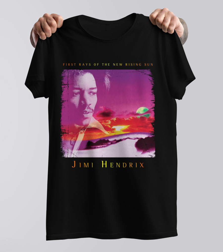 Jimi Hendrix First Rays Of The New Rising Sun Sunset T-Shirt