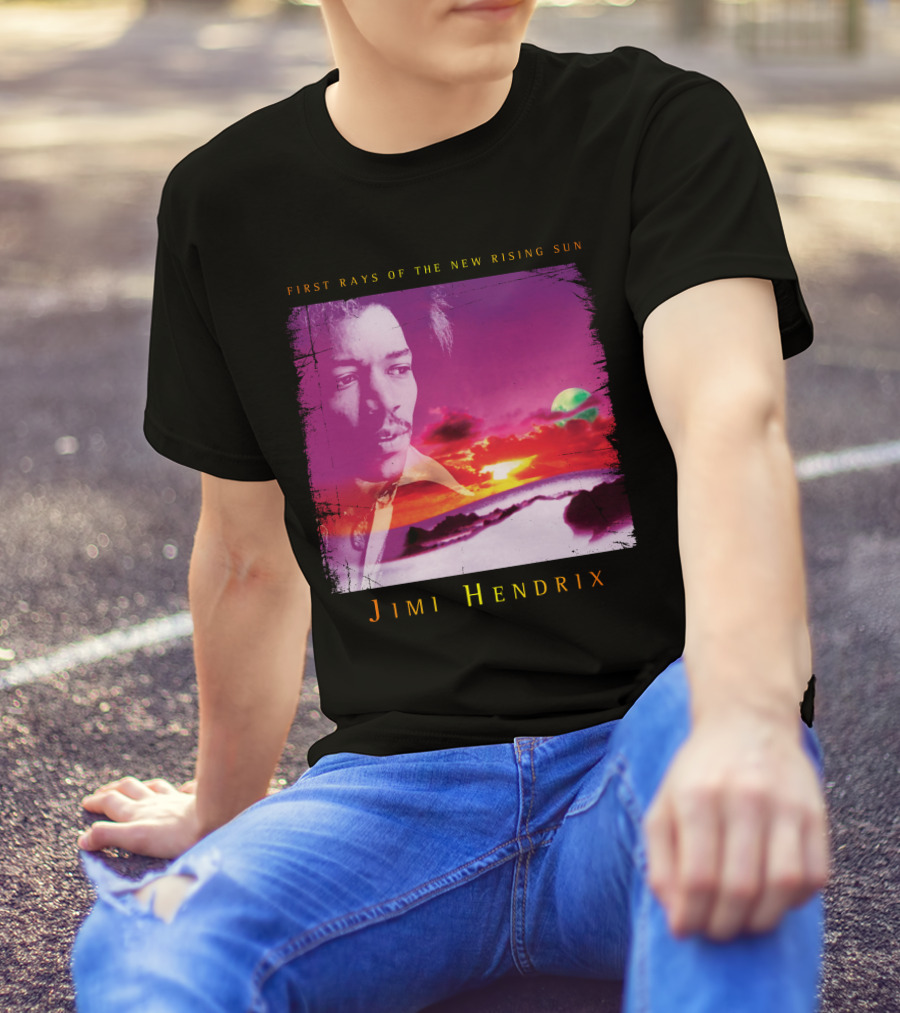 Jimi Hendrix First Rays Of The New Rising Sun Sunset T-Shirt