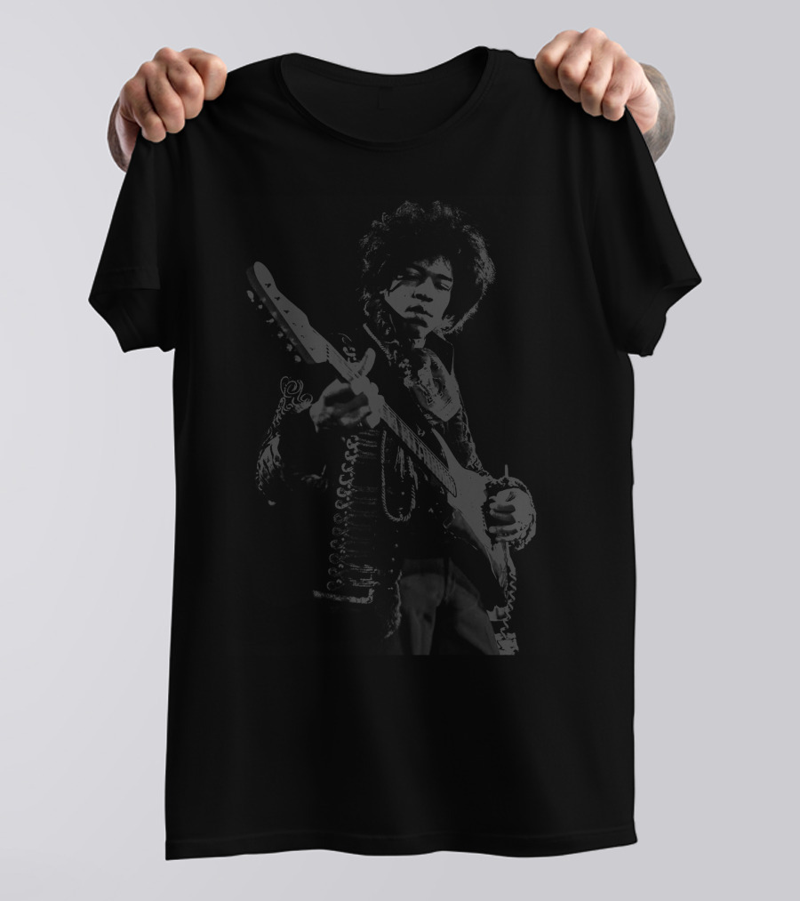 Shadow Jimi Hendrix Electric Guitar Legend T-Shirt