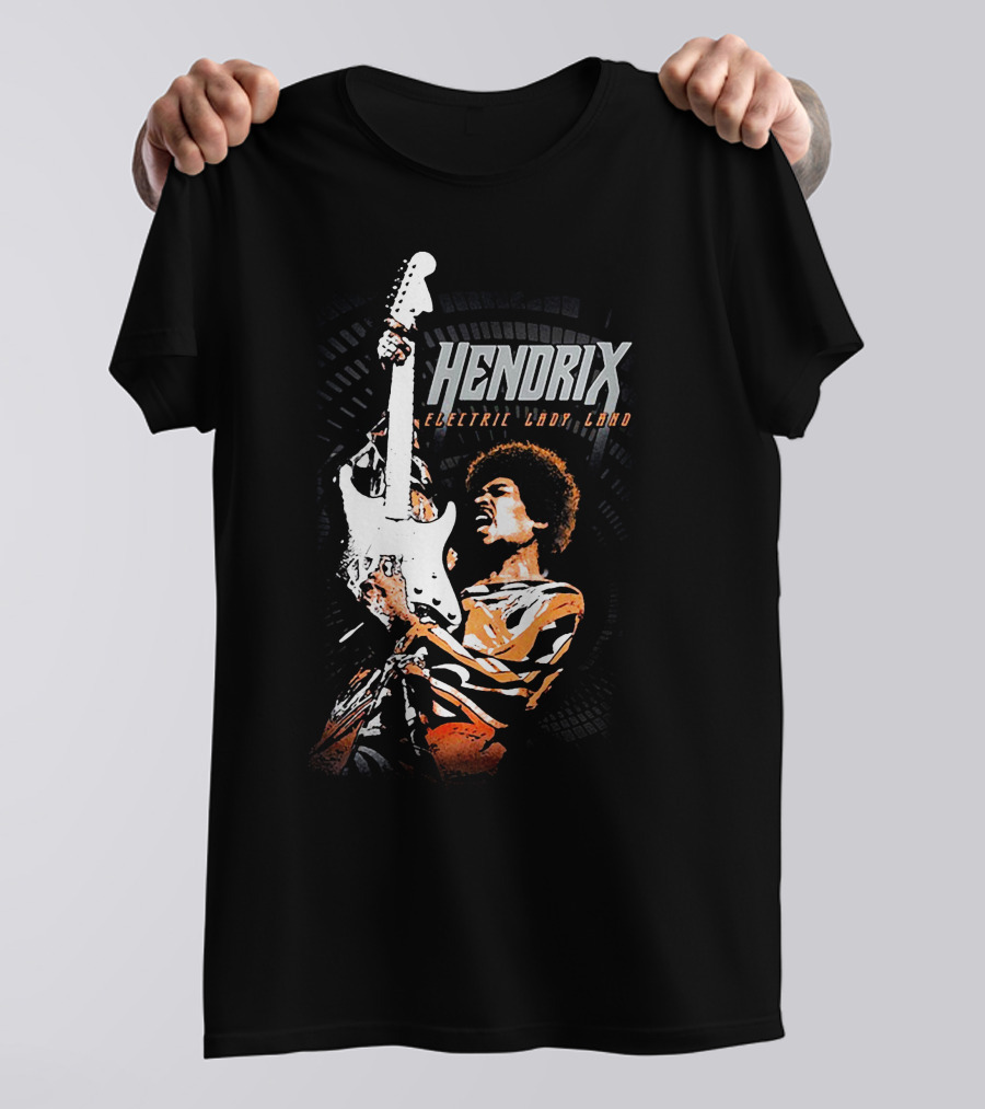 Hendrix Electric Ladyland Guitar Performance T-Shirt