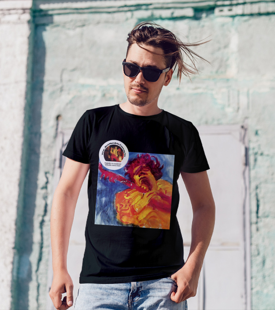 The Jimi Hendrix Concerts Digitally Re-Mastered Includes Extra Track T-Shirt