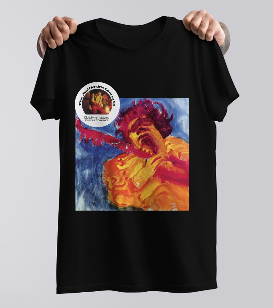 The Jimi Hendrix Concerts Digitally Re-Mastered Includes Extra Track T-Shirt