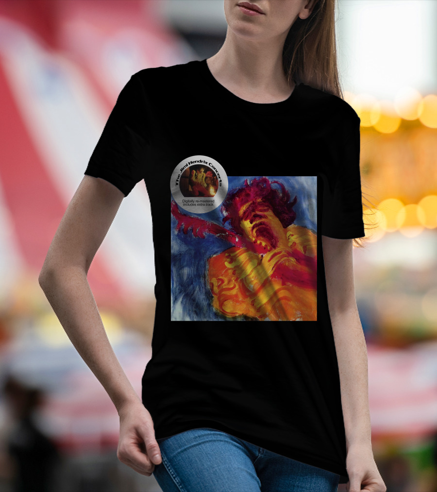 The Jimi Hendrix Concerts Digitally Re-Mastered Includes Extra Track T-Shirt