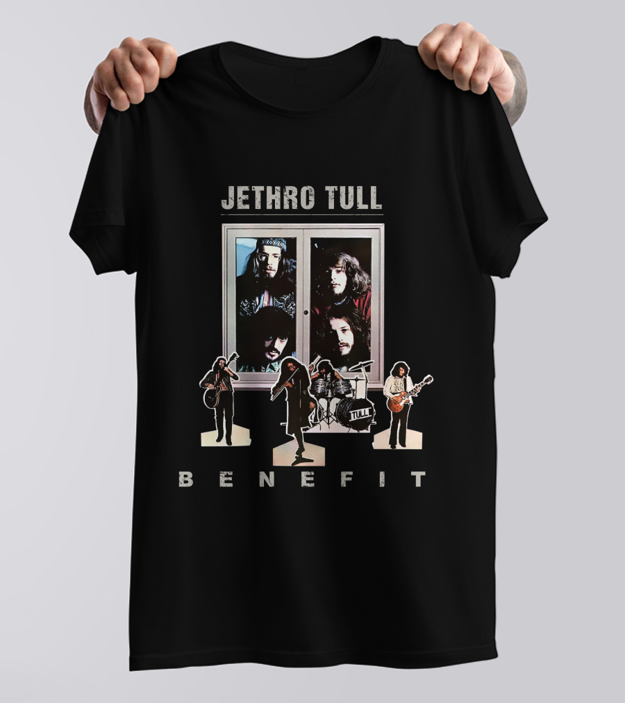Jethro Tull Benefit Band Album Cover T-Shirt