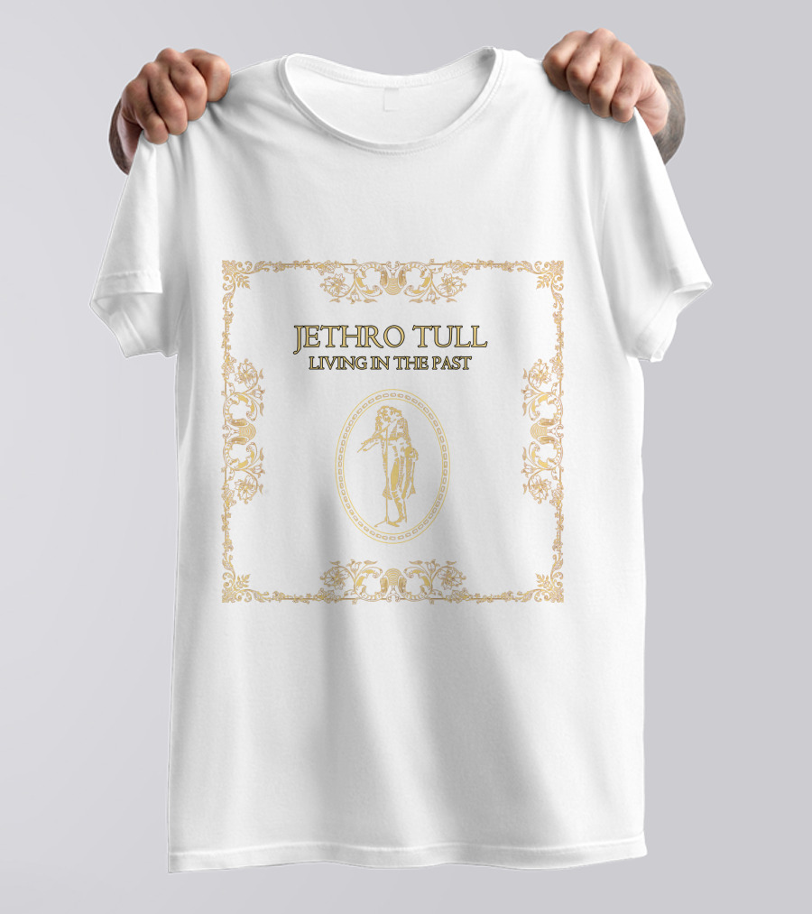 Jethro Tull Living In The Past Victorian Floral Border T-Shirt