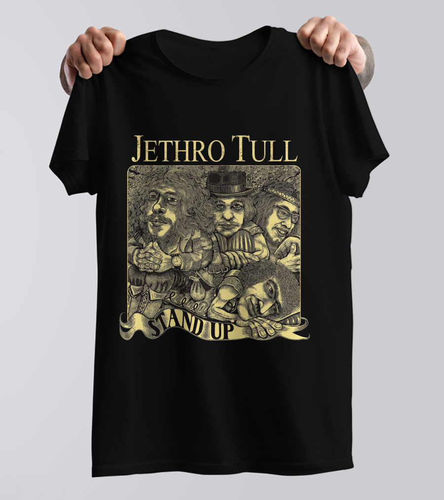 Jethro Tull Stand Up Psychedelic T-Shirt