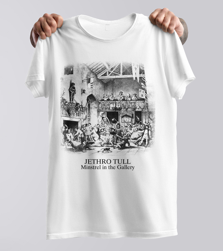 Jethro Tull Minstrel In The Gallery Classic Album Cover T-Shirt