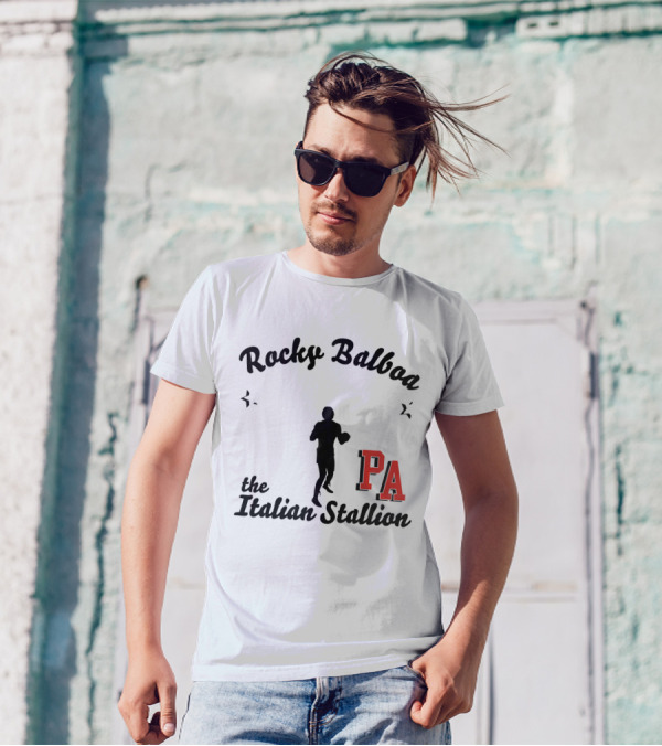 Rocky Balboa 76 PA The Italian Stallion T-Shirt