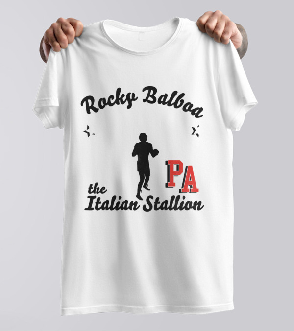 Rocky Balboa 76 PA The Italian Stallion T-Shirt