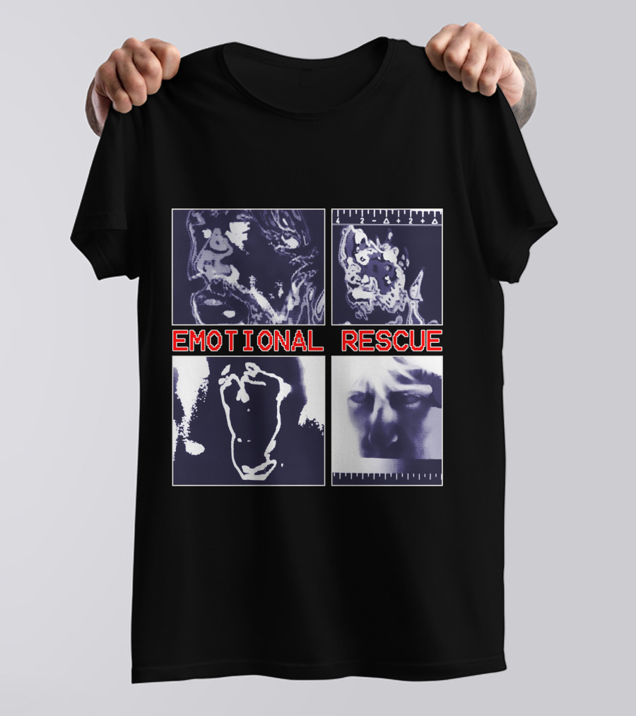 Emotional Rescue Album Cover Art Quadrants T-Shirt
