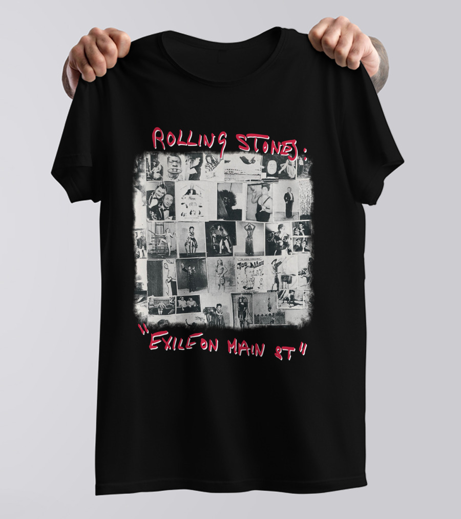 Rolling Stones Exile On Main St Collage T-Shirt