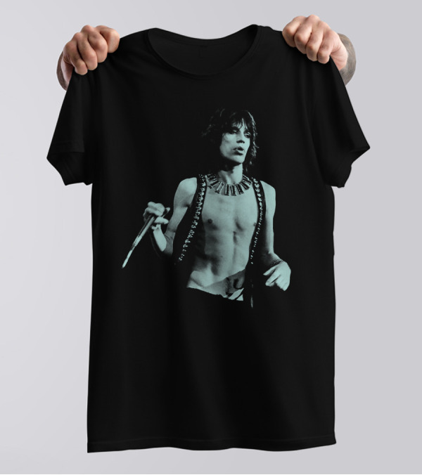 Mick Jagger Iconic Performance Rock Legend T-Shirt