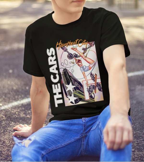 The Cars Heartbeat City 340 Retro T-Shirt